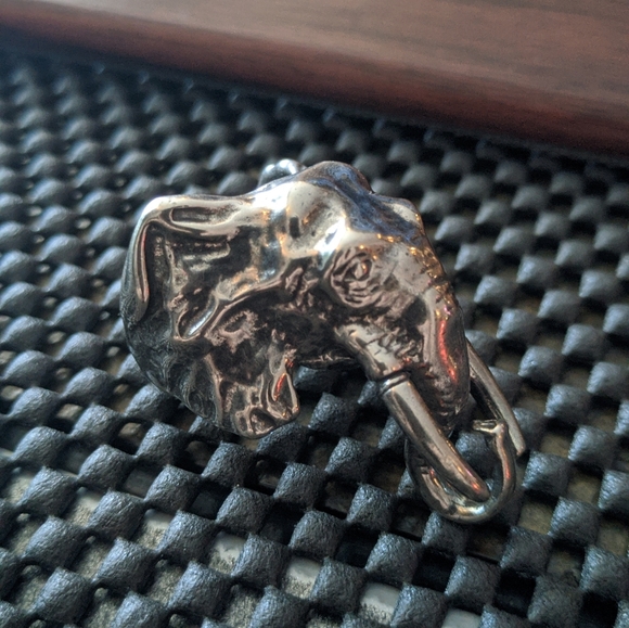 Dyadema 925 silver elephant ring sz11 - Picture 4 of 7